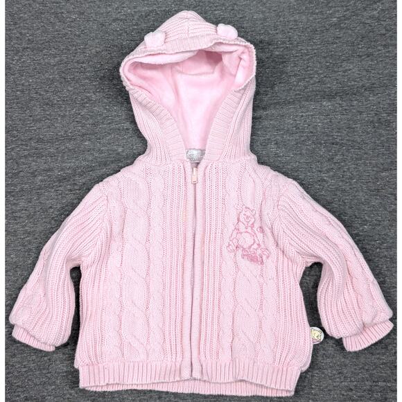 WALT DISNEY COLLECTION Infant Sweater - Pink, Piglet, Hoodie, Full Zip, Size 6M - Picture 1 of 4